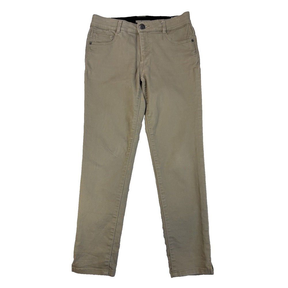 Bass USA Women's 6 Khaki Neutral Skinny Ankle Pants Normcore‎ Everyday Basic
